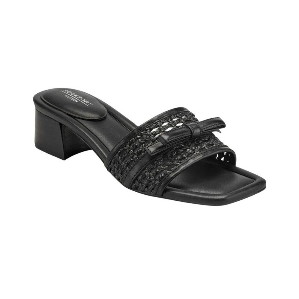 Rockport Clarice 2 Raffia & Leather Sandal
